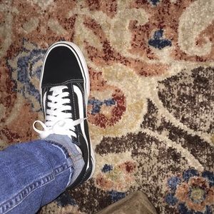 Og vans black and white